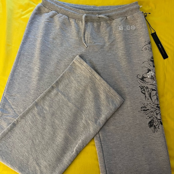 BCBGMaxAzria Gray Wide Leg Pants - Picture 1 of 2